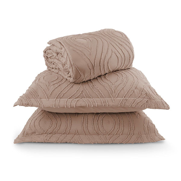 Kit Colcha Boucle Casal