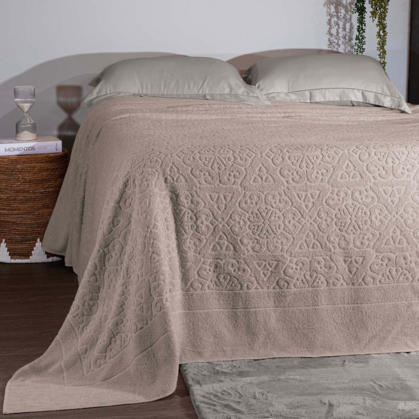Colcha Felpuda Jacquard Queen