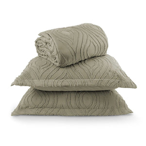 Kit Colcha Boucle Casal