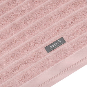 Jogo Toalhas Aura Rosa e Bege 5 Pecas