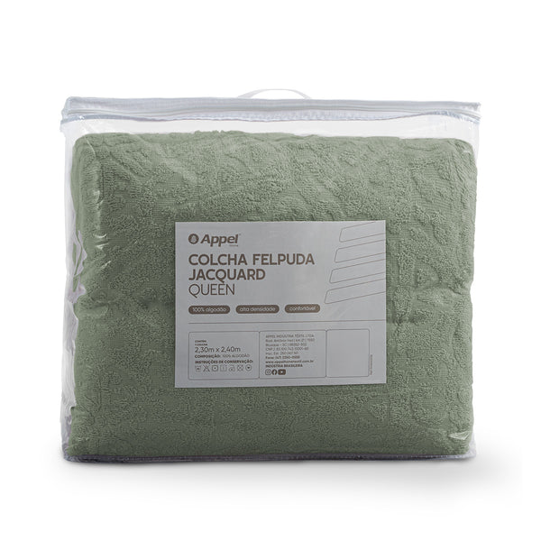 Colcha Felpuda Verde
